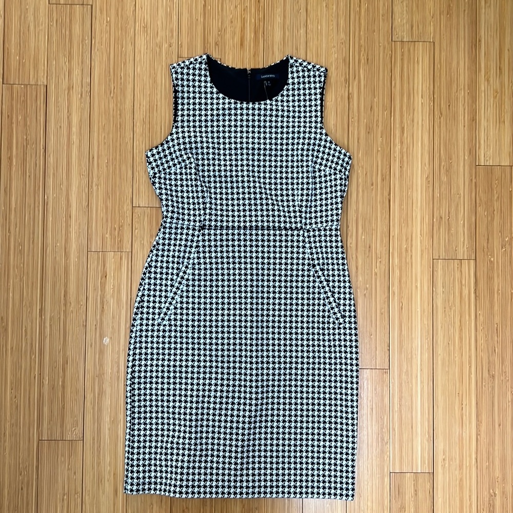 Lands End houndstooth dress